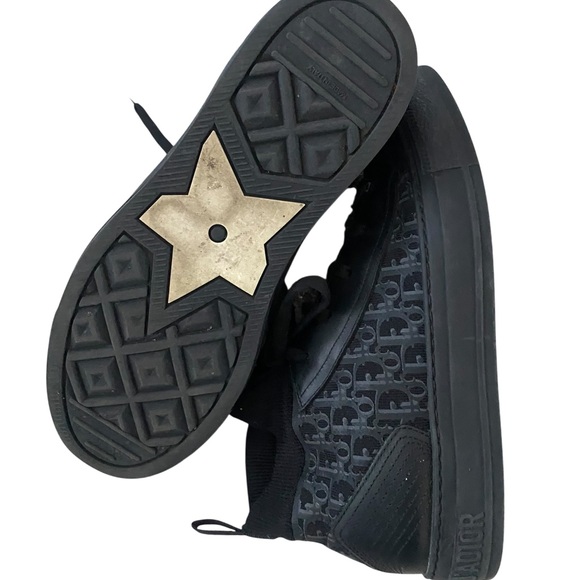 Dior Monogram Black Sneakers - Picture 9 of 12